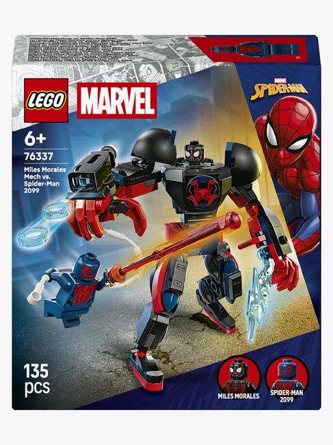 LEGO Super Heroes 76337 Miles Morales-robot mot Spider-Man 2099
