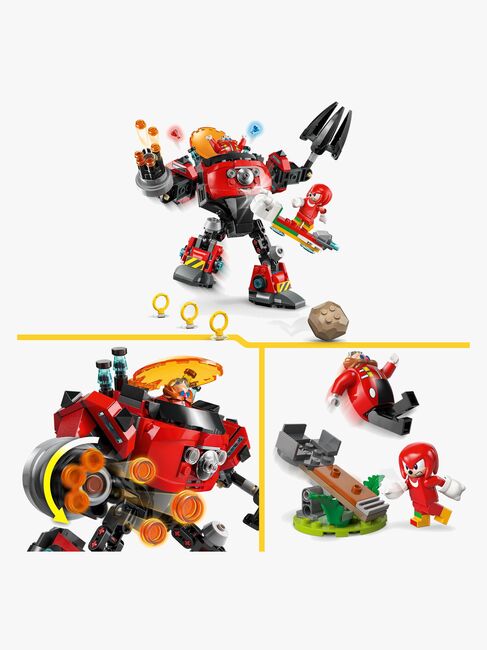 LEGO Sonic 77005 Knuckles mot Dr. Eggmans Egg Crusher-robot