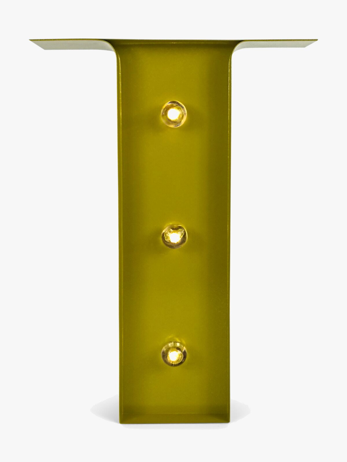 Petite Déco Bokstavlampe T, Gull