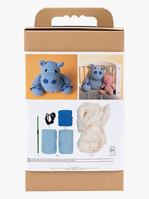 Creativ Company Heklesett Amigurumi Flodhest DIY