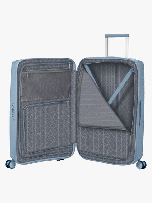 American Tourister FastForward Spinner Koffert 67-77L, Steel Blue