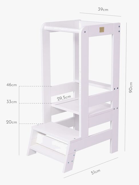 Meowbaby Læringstårn, Hvit