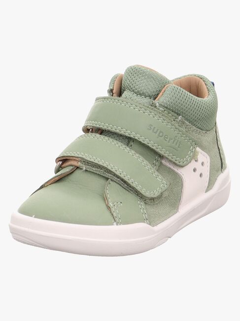 Superfit Superfree Barefoot Sneakers, Light Green/White