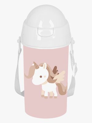 Unicorn Vannflaske 500ml, Dusty Pink