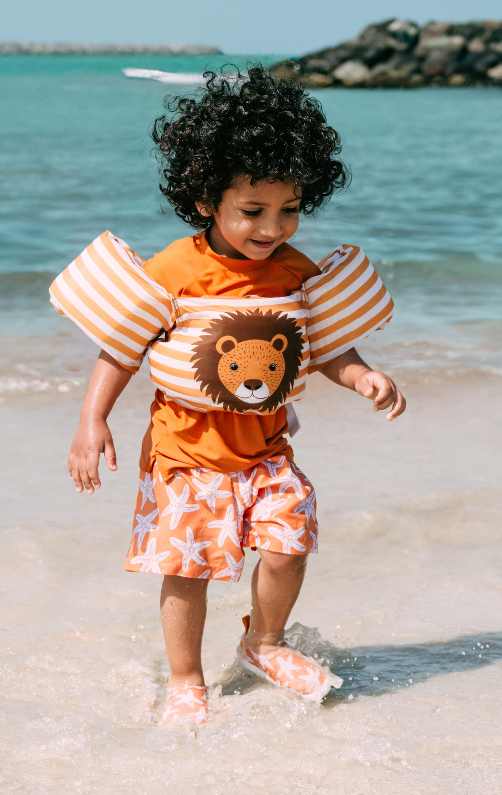 Swim Essentials Svømmebelte, Flow Brown/White