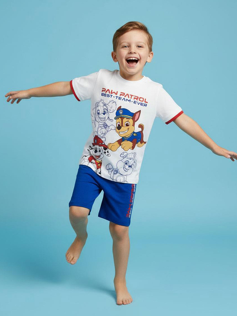 Paw Patrol T-skjorte & Shorts Sett, Hvit