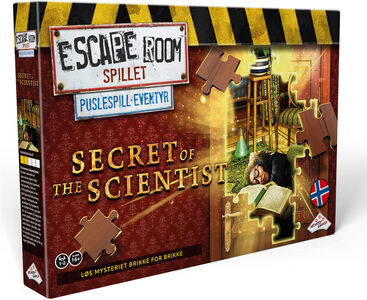 Identity Games Escape Room Spillet Secret of the Scientist Puslespill-Eventyr