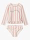 LIEWOOD Dagny Badesett, Stripe Sorbet Rose/Creme De La Creme
