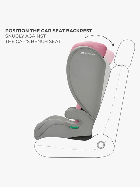 Kinderkraft I-SPARK i-Size Beltestol, Pink