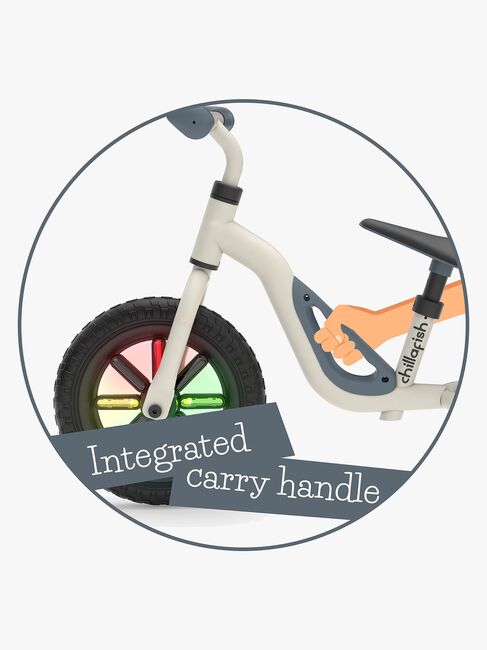Chillafish Charlie GLOW Balansesykkel, Beige