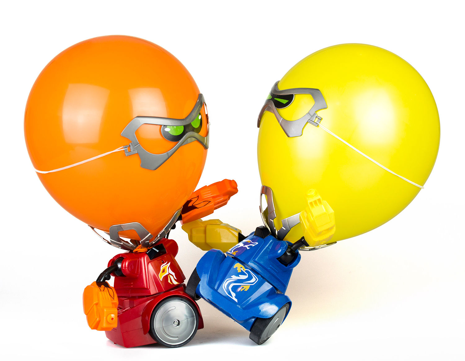 Silverlit Robo Kombat Balloon Puncher 2-pack, Rød/Svart
