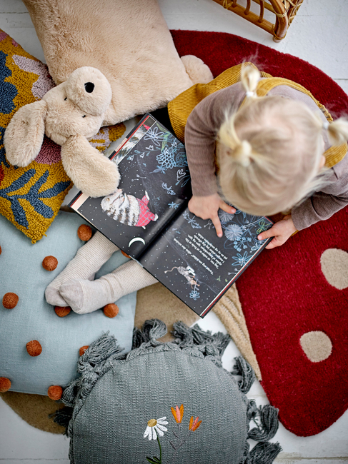 Bloomingville MINI Elinna Pute, Blue