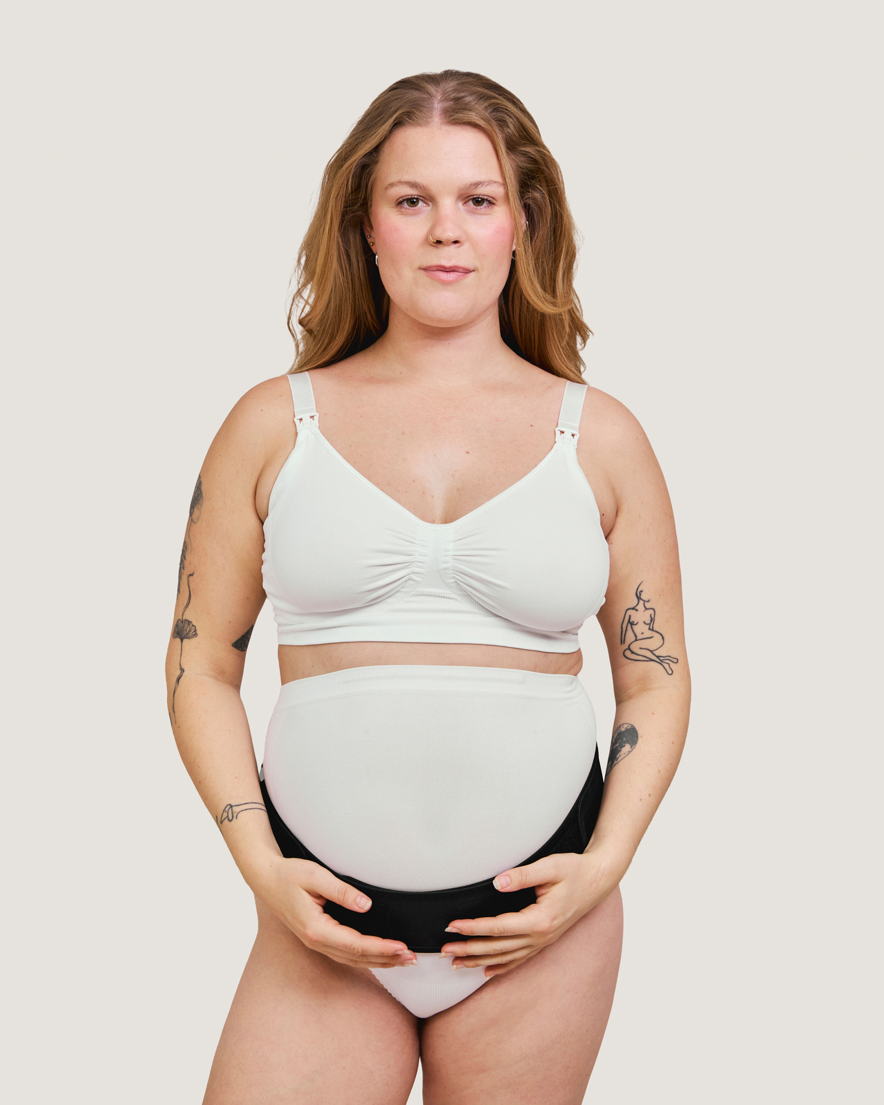 Carriwell Justerbar Over-Magen-Støttebelte S/M, Svart