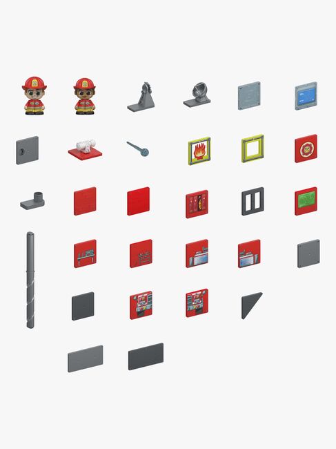 Tile Town Brannstasjon Magnetsett 43 Brikker