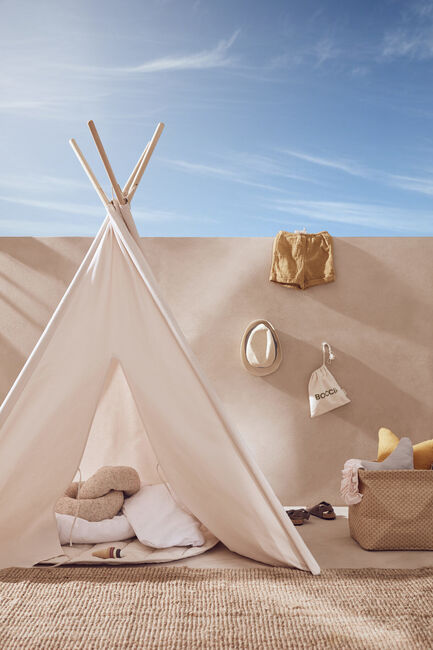 Kids Concept Tipi-Telt, Naturhvit