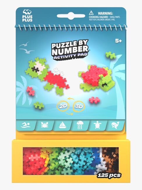 Plus-Plus Activity Pad Ocean And Beach Byggesett