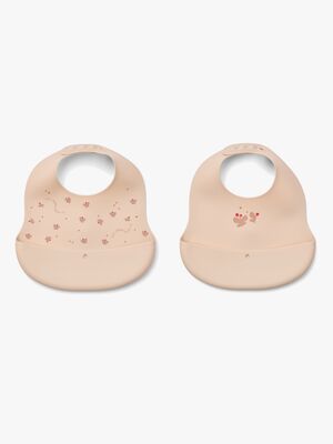 LIEWOOD Ember Mønstret Smekke 2-Pakk, Mini Butterfly/Apple blossom