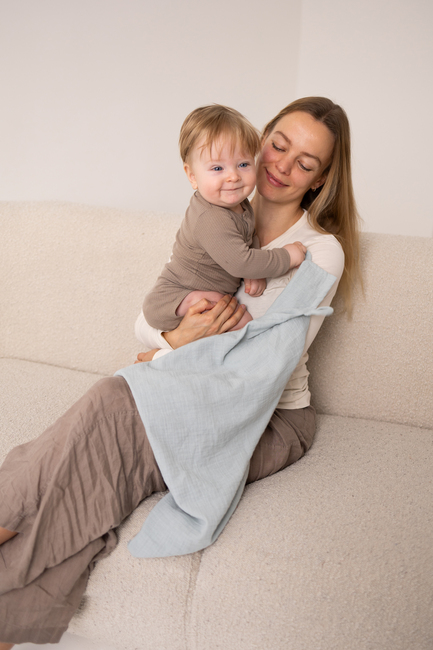 Mummitrollet Musselintepper 2-Pakk, Blue