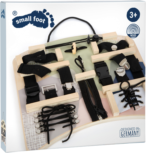 Small Foot Motorikktavle med Låser og Snor