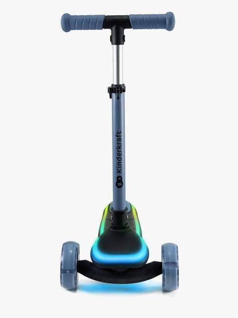 Kinderkraft Raket Sammenleggbar 3-hjuls Sparkesykkel, Blå