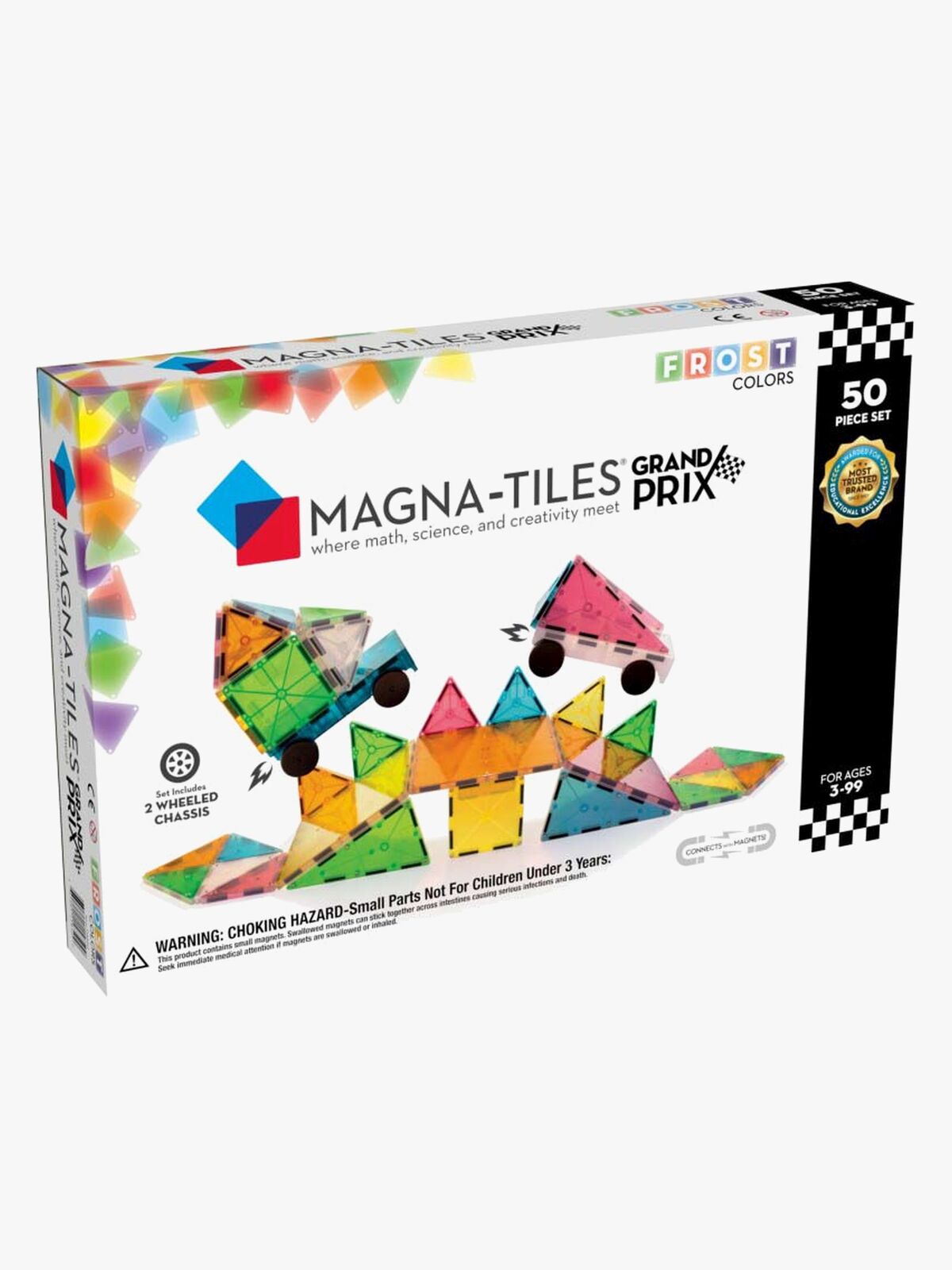 MAGNA-TILES Grand Prix Byggesett 50 Deler