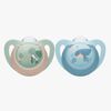 NUK First Choice Classic Smokk 2-Pakk Str 2, Turtle/Whale