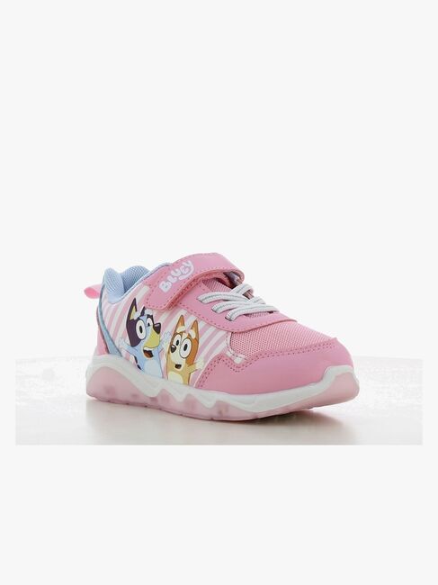 Bluey  Blinkende Sneakers, Pink/Light Blue