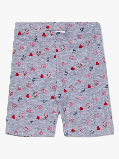 Luca & Lola Agnese Sykkelbukse 2-Pack, Grey Melange