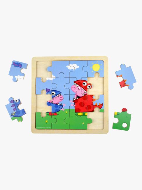 Peppa Gris Trepuslespill Dinosaur 16 Brikker