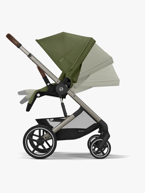 Cybex BALIOS S Lux Sportsvogn, Taupe/Moss Green