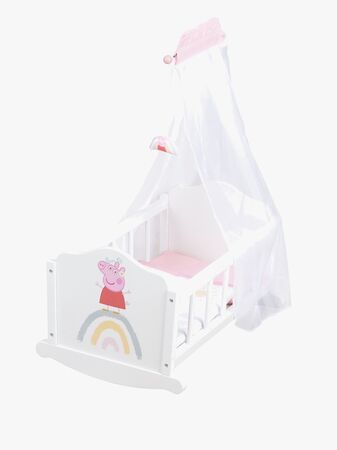 Peppa Gris Dukkeseng med Baldakin
