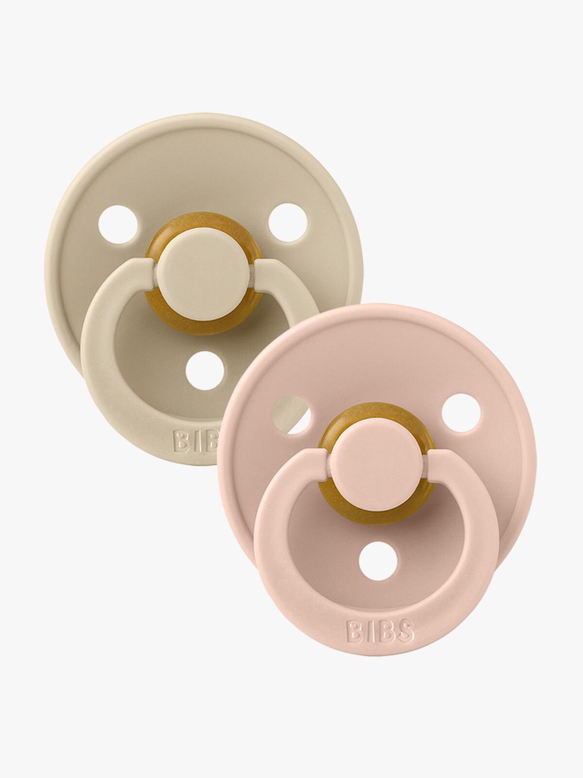 BIBS Smokk Colour 2-pack Lateks Størrelse 1, Vanilla/Blush