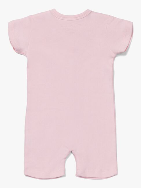 Tiny Treasure Summer Jumpsuit 2-Pack, Pink/Flamingo