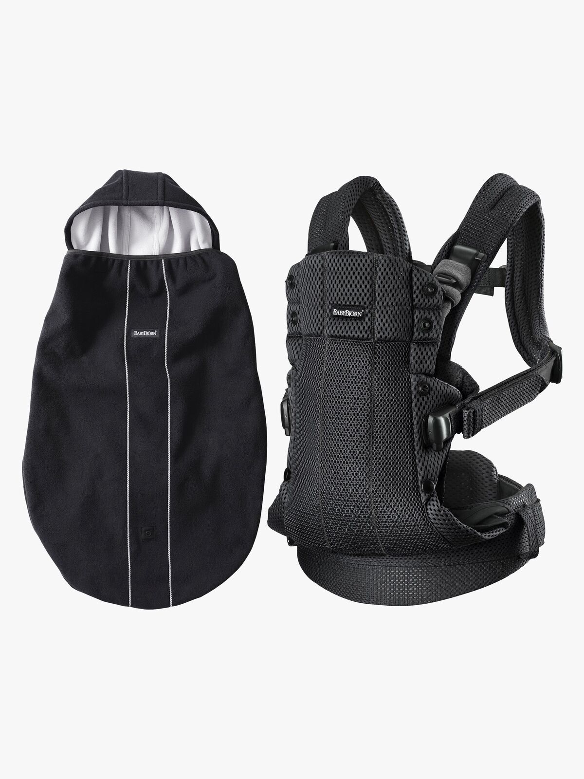 BabyBjörn Bæresele Harmony 3D Mesh inkl. Trekk, Svart
