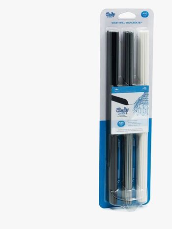 3Doodler Create+ ABS Mix 75-Pack Penn, Svart/Grå/Hvit
