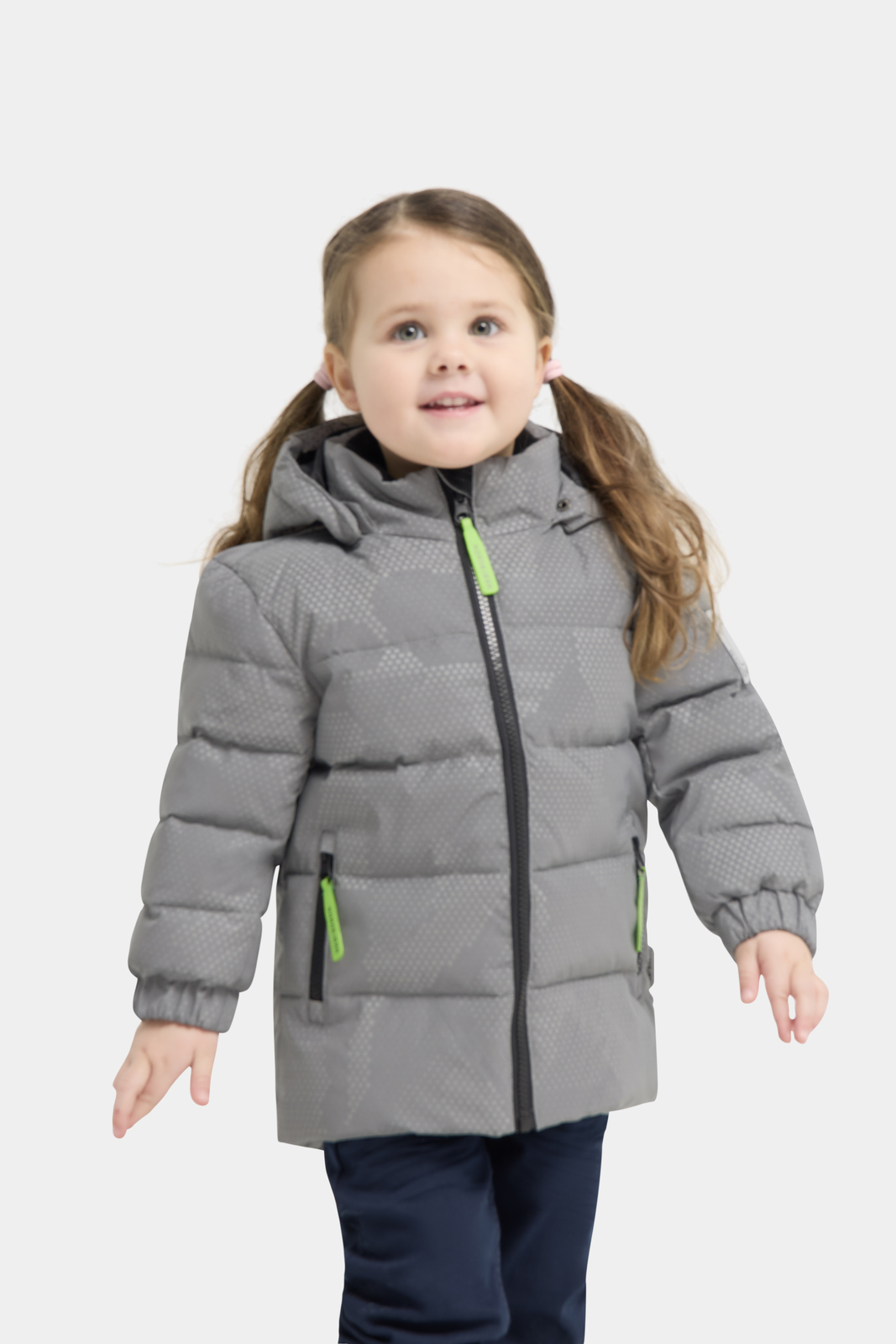 Nordbjørn Saturnus Reflekterende Vinterjakke, Camo Silver