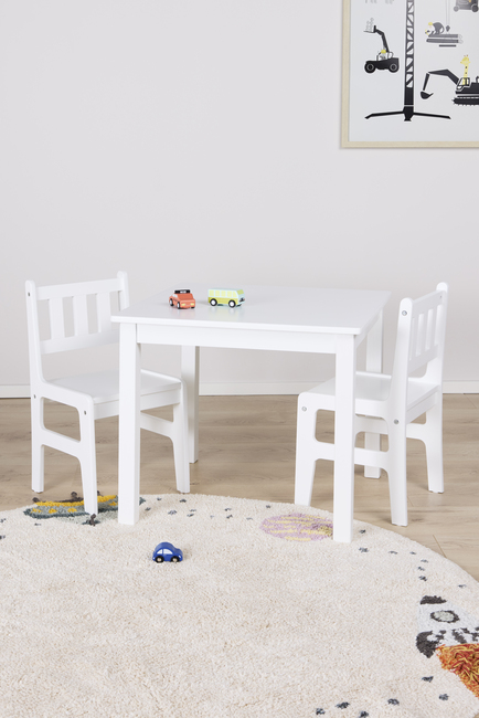 Alice & Fox SIENA Bord og Stol, Hvit