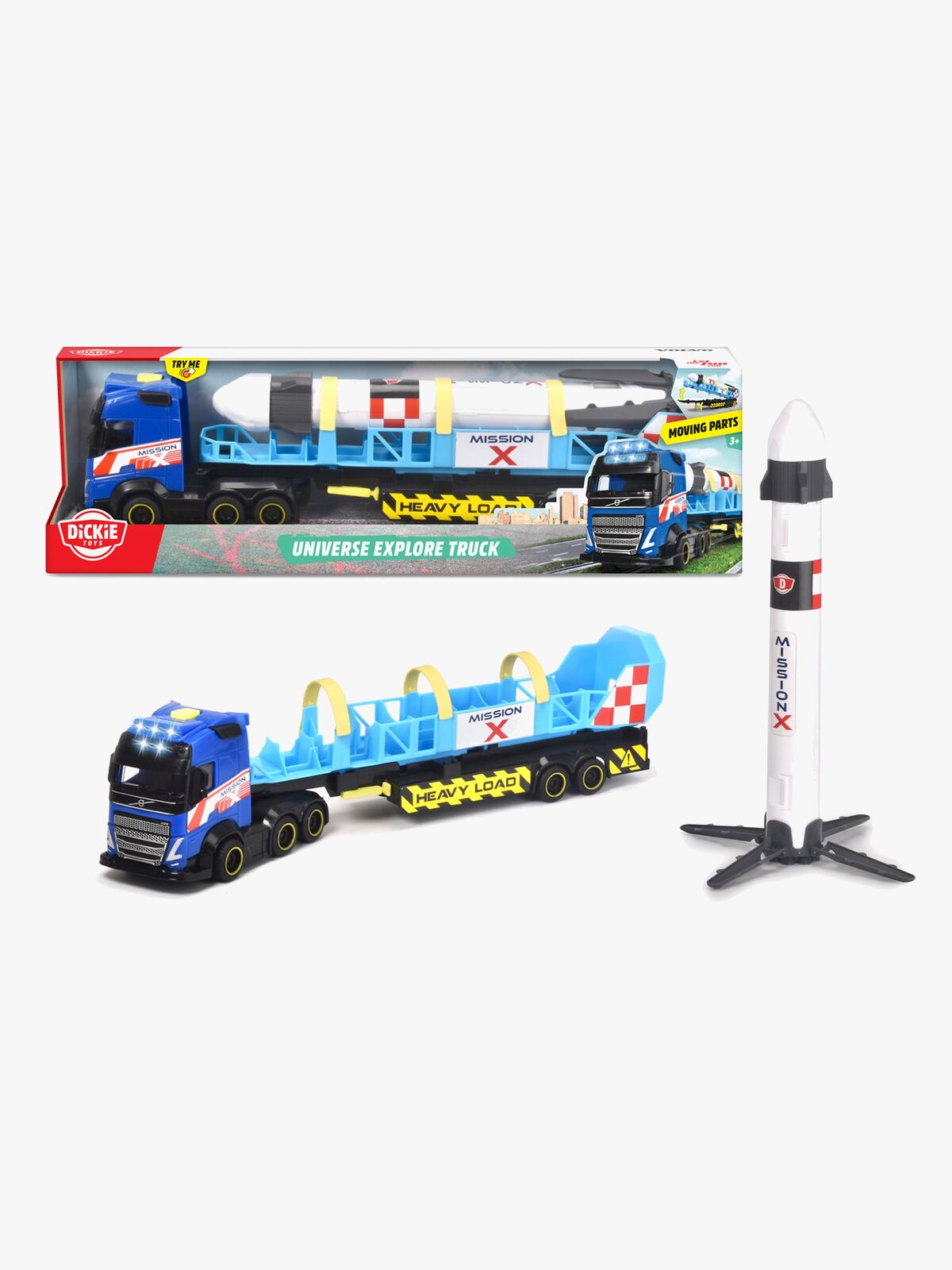 Dickie Volvo Space Mission Lastebil