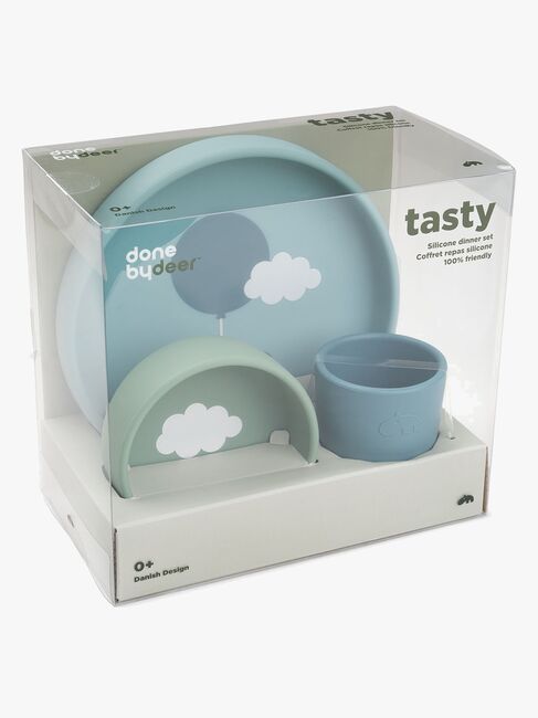 Done By Deer Happy Clouds Barneserviser, Blå