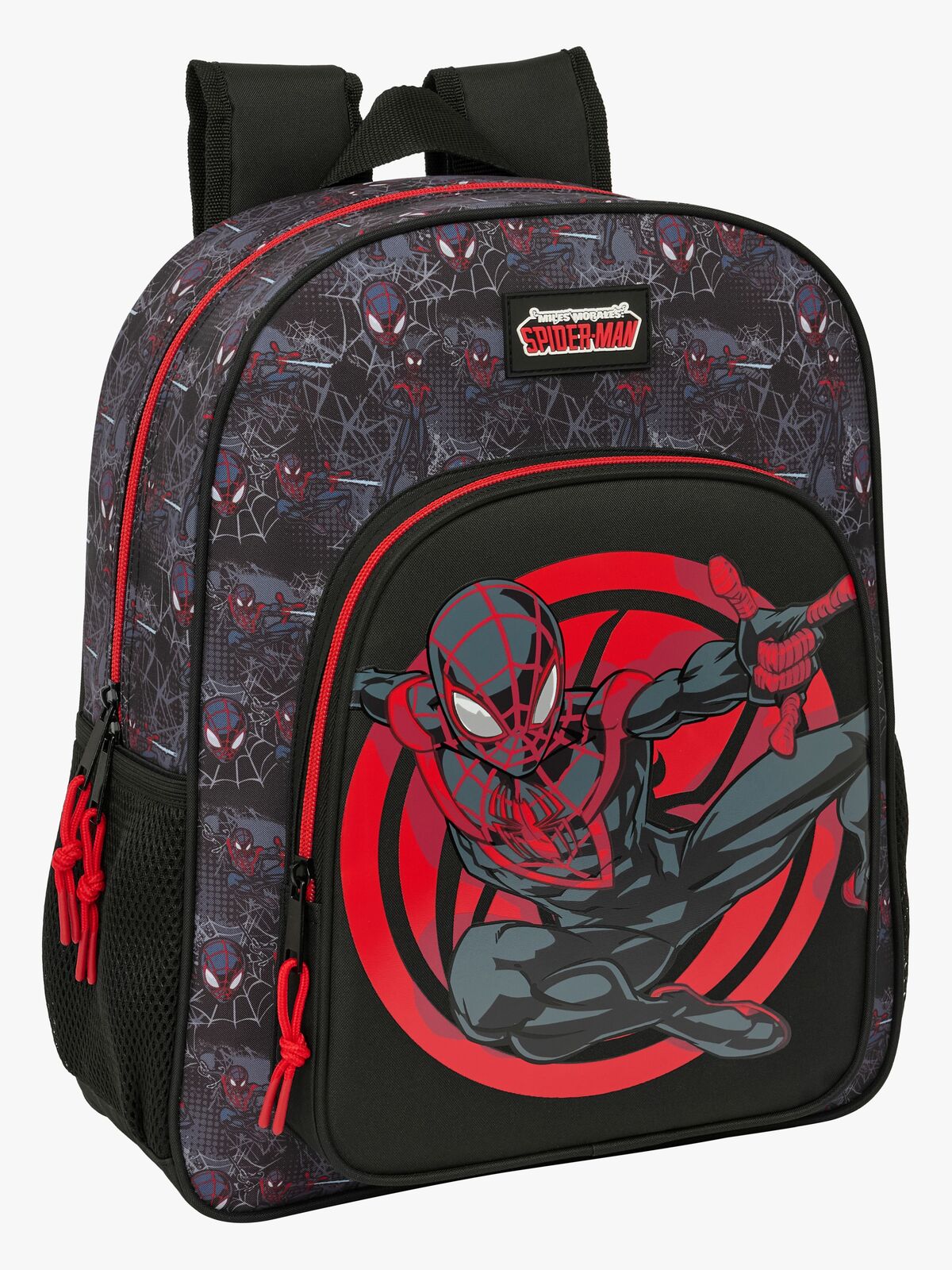 Marvel Spider-Man Miles Morales Junior Ryggsekk 15L, Svart