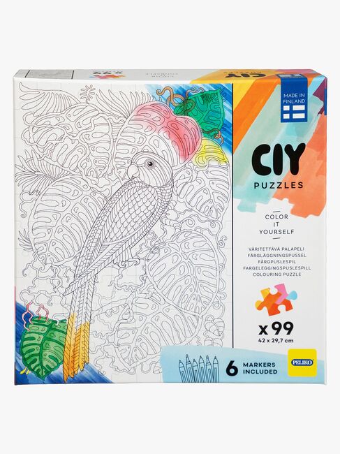 Peliko CIY Puslespill med Tusjpenner 99 Brikker Blandet