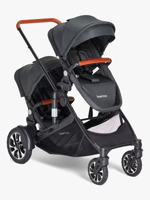 Beemoo Maxi 4 Twin Søskensete, Black/Black