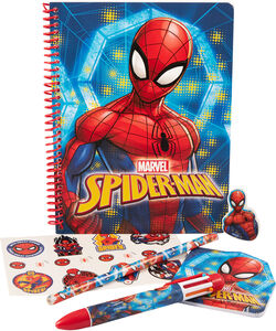 Marvel Spider-Man Skolesett, Blått/Rødt