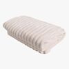 KMCarpets Stripe Pledd 130x170, Creme