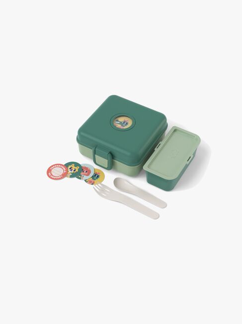 Monbento Snacky Bento Matboks, Green Forest