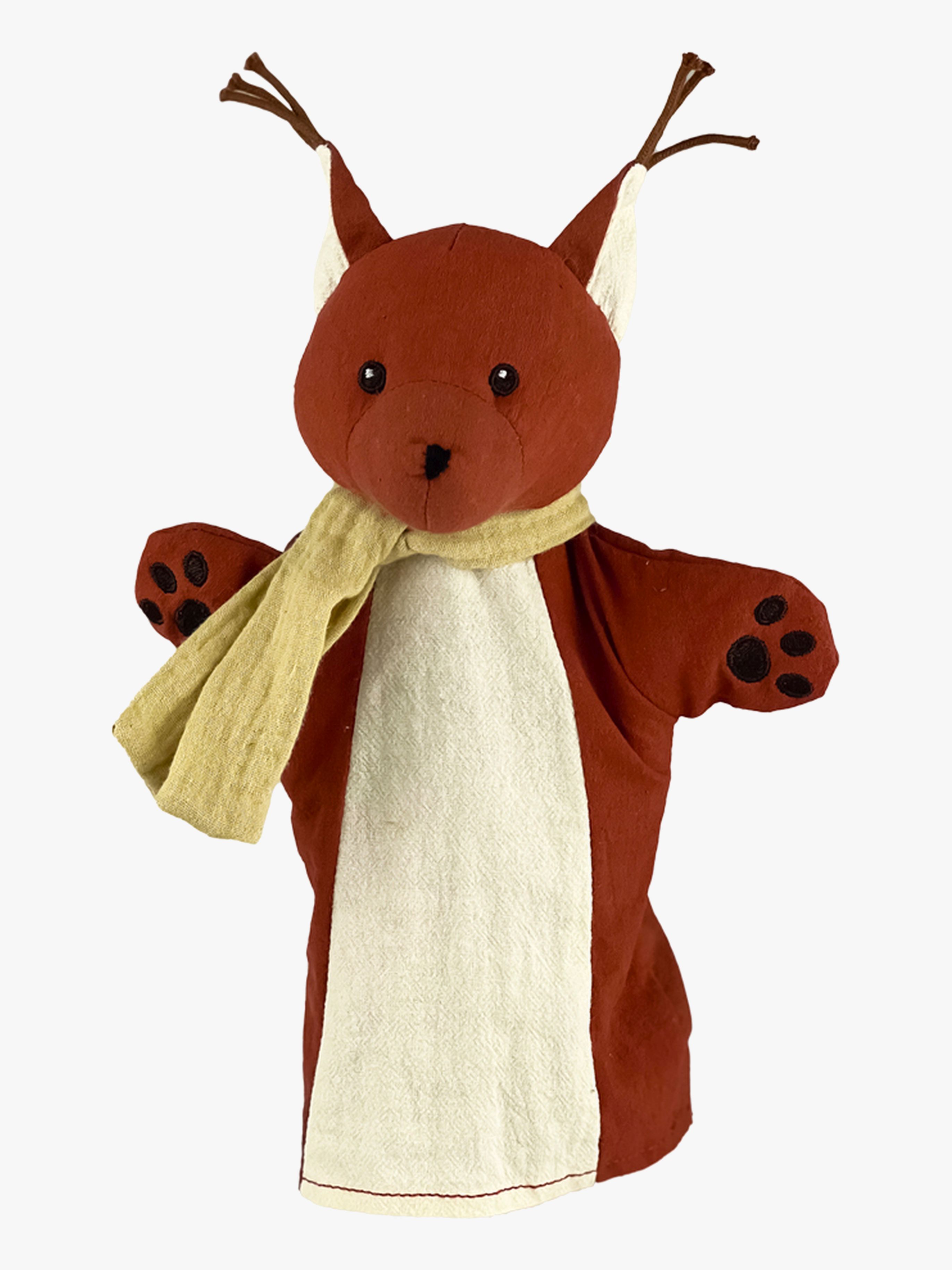 Egmont Toys Hånddukke Ekorn - Kosedyr - Bomull,Polyester