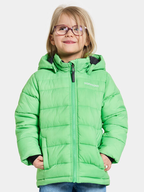 Didriksons Rodi Pufferjakke, Spring Green