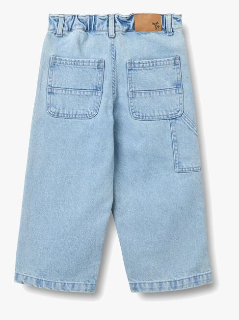Wheat Felix Denimbukser, Light Blue