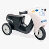 Dantoy Politimoped Gummihjul, Svart/Hvit