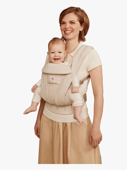 Ergobaby Omni Deluxe Bæresele Mesh, Natural Beige